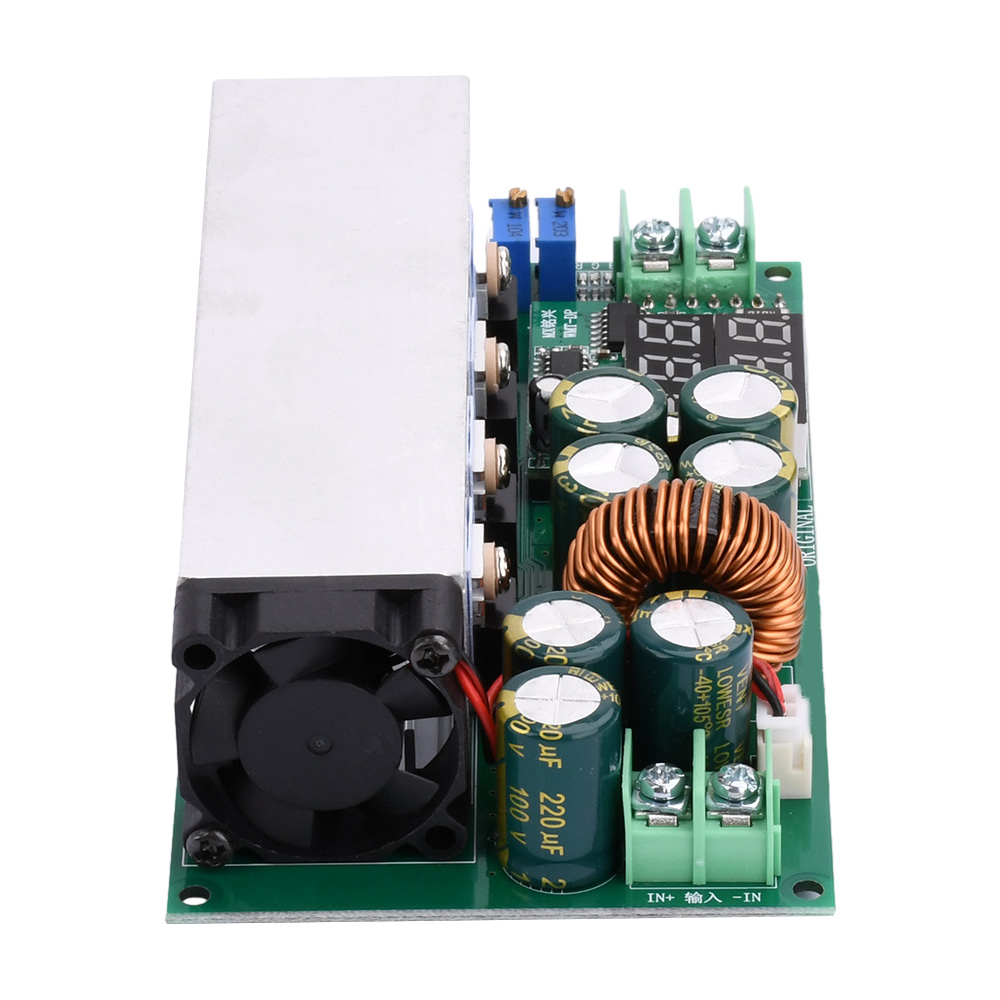 DC-DC High Power 600W Adjustable Step-down Power Supply Module With Fan 12V-80V To 2.5V-50V Buck Converter 25A Constant Current — reference image 4
