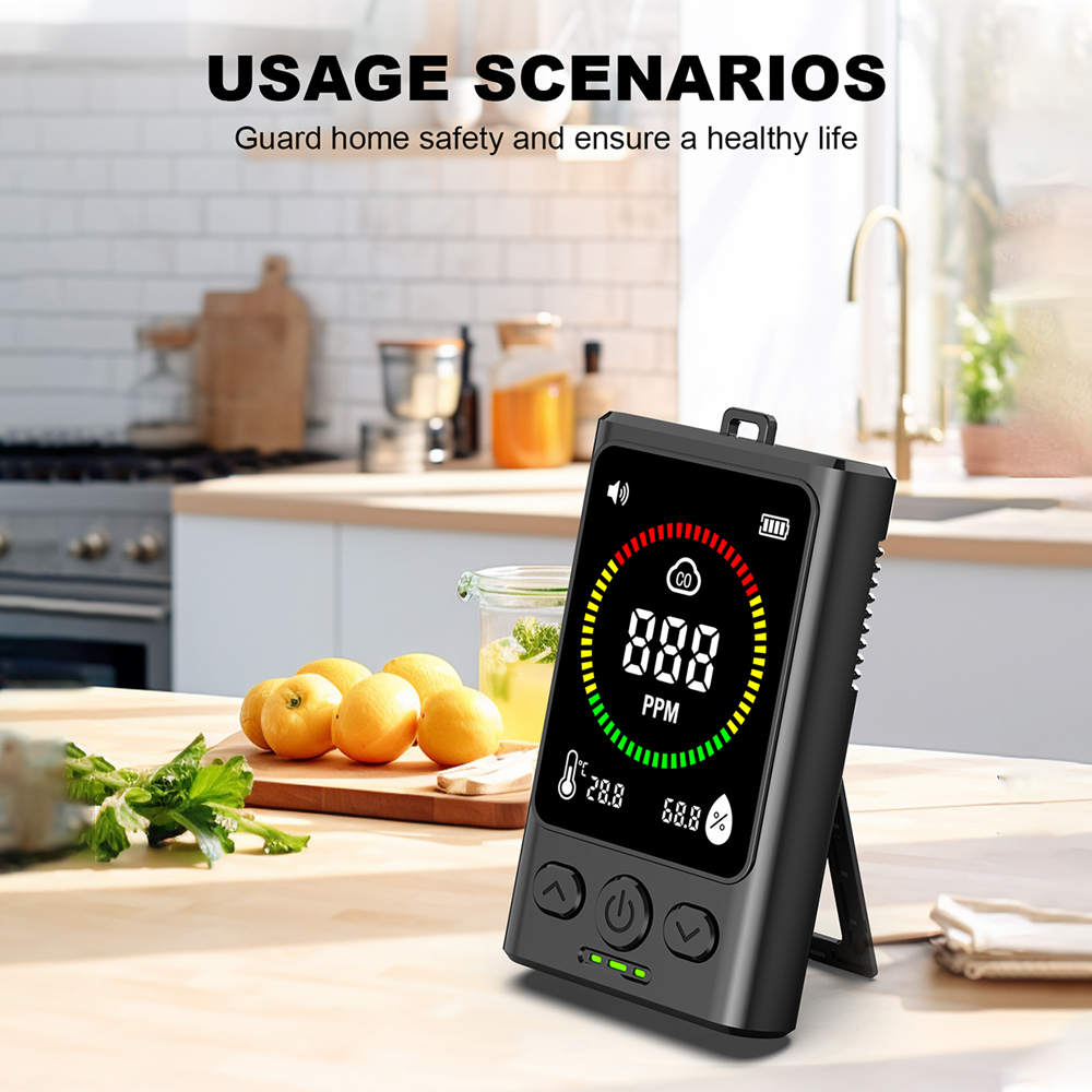 Air Quality Detector Carbon Dioxide Detector Agricultural Production Greenhouse Gas Monitor Air Quality Tester CO2 Meter — reference image 8