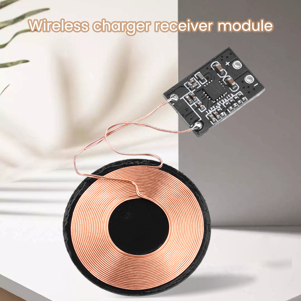 3W 600mA/5W 1A Wireless Charging Receiver Module Small Coil Built-in 5V Charging Wireless Charger PCBA Board — reference image 6