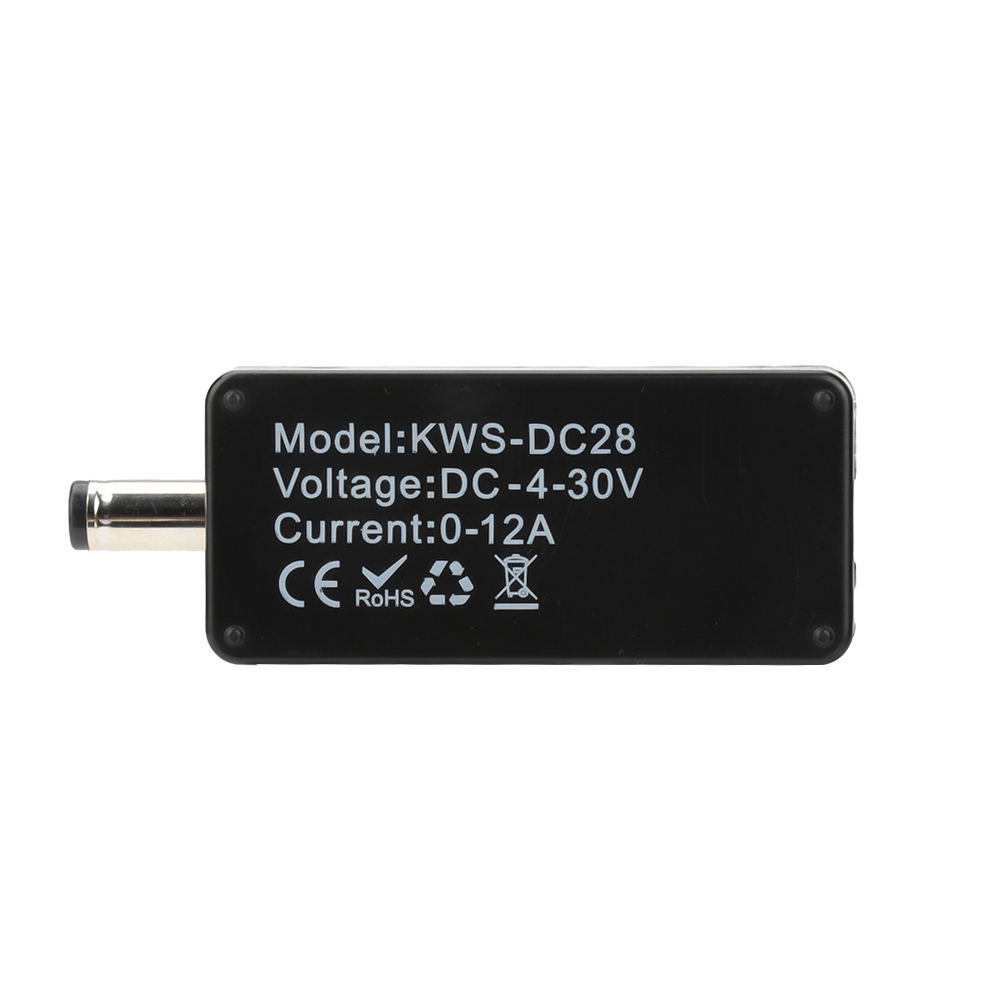 0.96 inch TFT HD Digital Display DC 5.5*2.5 Interface Tester Voltage Ammeter Power Meter DC 4~30V 0~12A — reference image 7