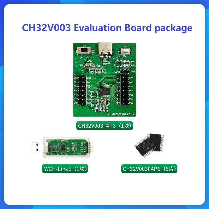 CH32V003 Development Board Kit CH32V003/CH32V203 Evaluation Board WCH QingKe RISC Learning Kit — reference image 20