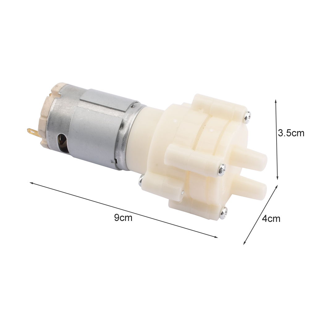 R385 Water Pump 12V Diaphragm Pump Pump 6V Small Miniature Water Pump Household Fish Tank Accessories Tea Set Water Pump — reference image 1