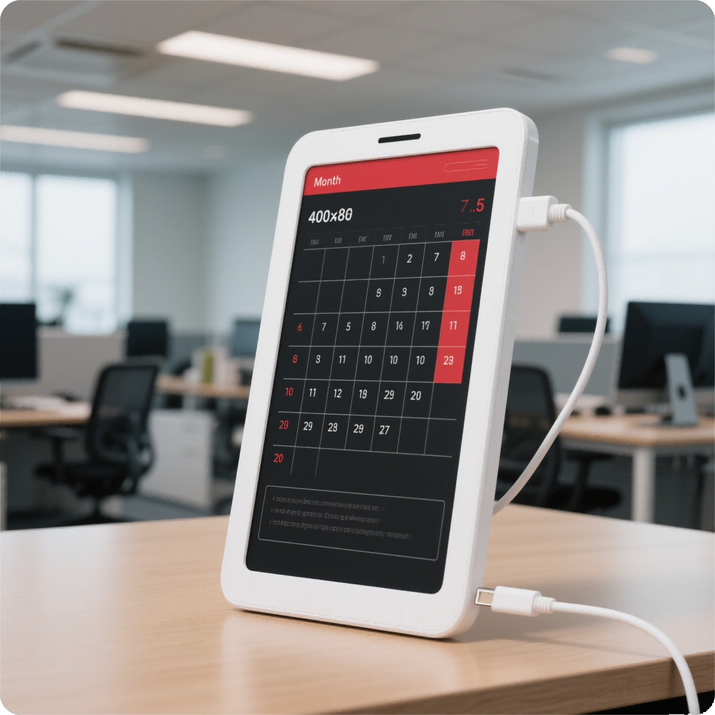 7.5″ 3-Color Electronic Shelf Label USB or WIFI 800×480 E-Ink Display — reference image 6