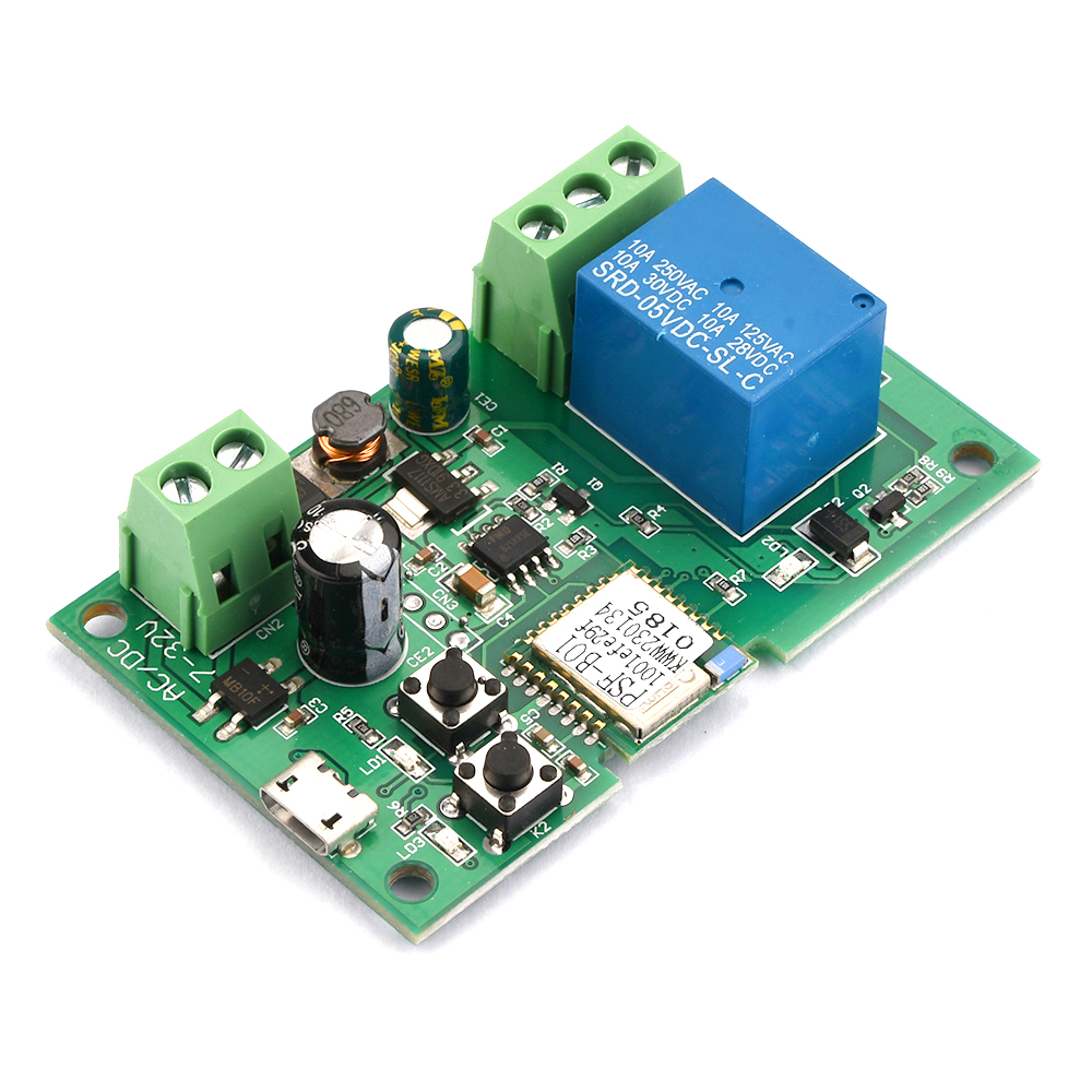 Ewelink Wifi RF Switch Module DC7-32V Wifi Relay Module Remote Control Self-lock Wireless Delay Relay for Smart Intelligent Home — reference image 4