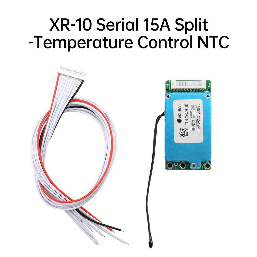 BMS 10S 36V 15A Li-ion Lipolymer 18650 lithium Battery Protection Board Short Circuit Protection Temperature Control NTC — reference image 2