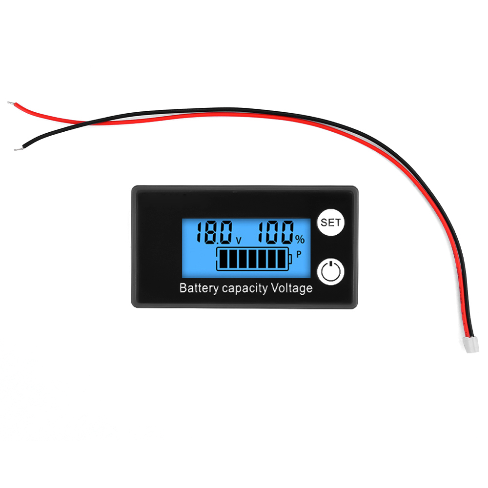 DC 8-100V Battery Capacity Indicator LCD Digital Electricity Meter Lead-acid Lithium LiFe PO4 Voltage Tester for Car Motorcycle — reference image 11