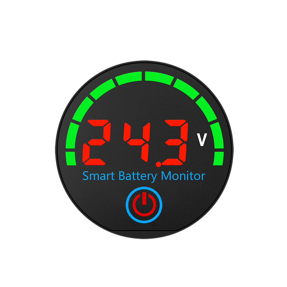 DC 7-55V Circular LED Indicator Voltage/Charge Monitor Level Indicator Voltage Battery Charging Tester Acid Lithium Battery — reference image 13