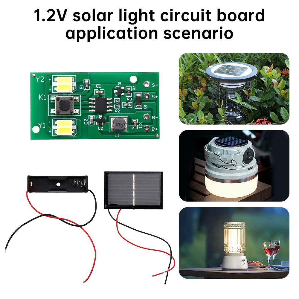 1.2V Solar Controller Charging Street Light Switch Circuit Board Charging Controller Circuit Switches Lithium Battery Charging B — reference image 2