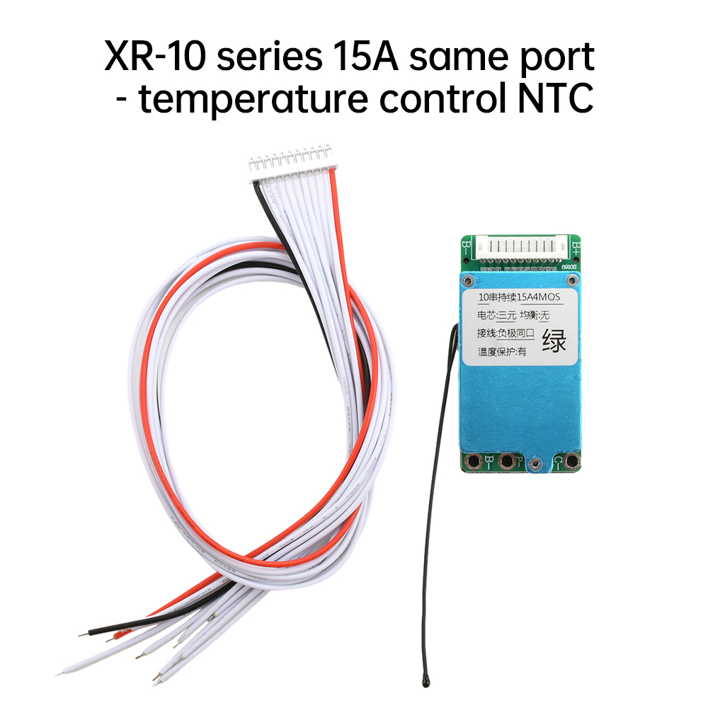 BMS 10S 36V 15A Li-ion Lipolymer 18650 lithium Battery Protection Board Short Circuit Protection Temperature Control NTC — reference image 1