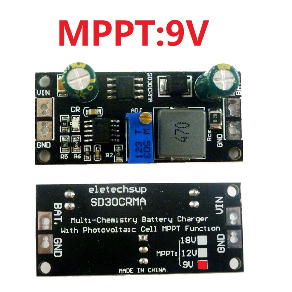 MPPT Solar Controller 1A 3.2V 3.7V 3.8V 7.4V 11.1V 14.8V Lithium LiFePO4 Titanate Battery Charger Module Battery Charging Board — reference image 8