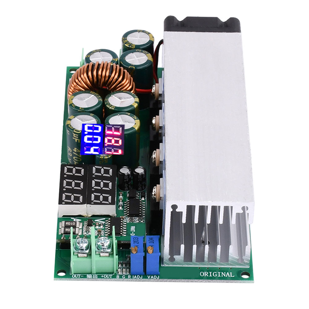 DC-DC High Power 600W Adjustable Step-down Power Supply Module With Fan 12V-80V To 2.5V-50V Buck Converter 25A Constant Current — reference image 6
