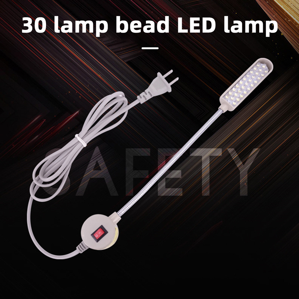 30 LED Industrial Sewing Machine Lighting Lamp Clothing Machine Accessories Work Light 360° Flexible Gooseneck Industrial Lights — reference image 2
