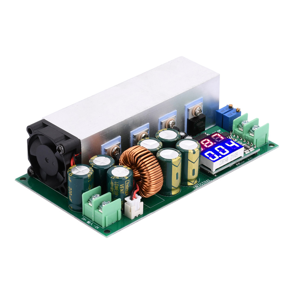 DC-DC High Power 600W Adjustable Step-down Power Supply Module With Fan 12V-80V To 2.5V-50V Buck Converter 25A Constant Current — reference image 9