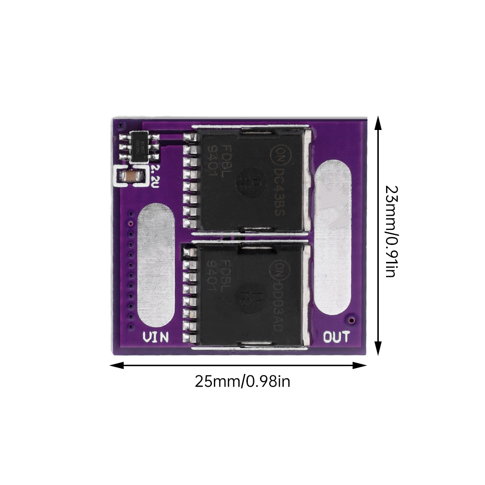 Ideal Diode Module Adopts 12V 24V 36V 48V Voltage Irrigation Battery Charging Anti Backflow Protection — reference image 1