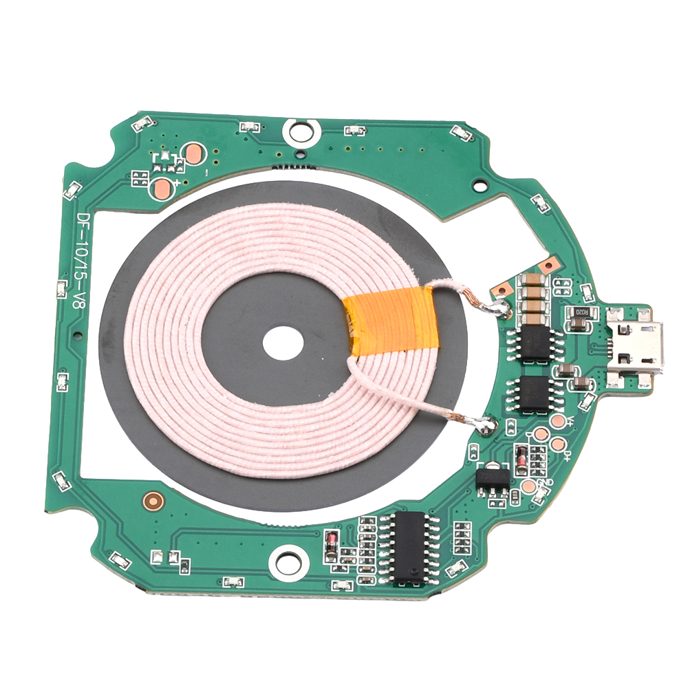 10-15W wireless charging PCBA motherboard transmitter module wireless charger 5V9V12V DIY RV Wireless Charger pcba — reference image 4