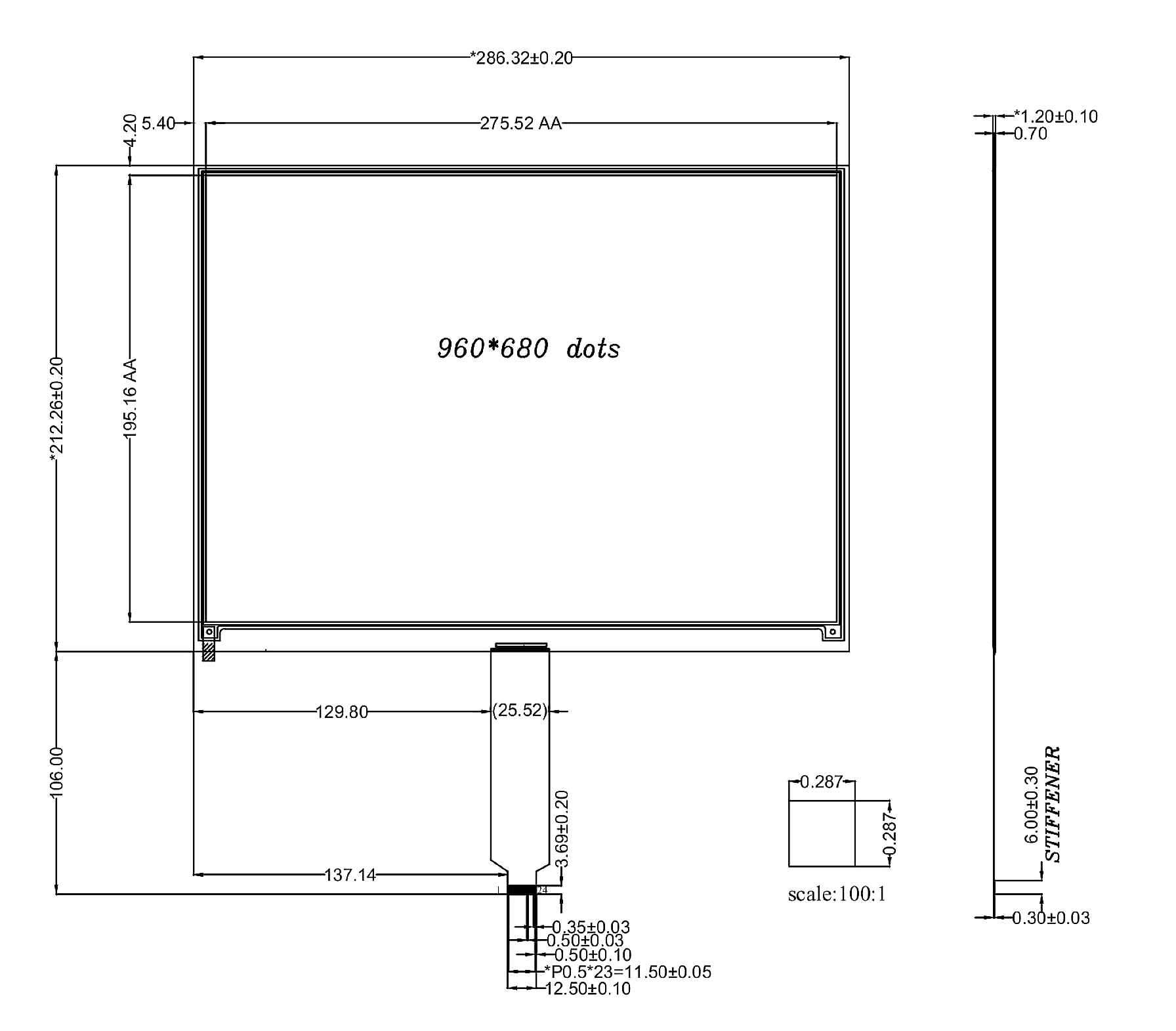 13.3 Inch 4-Color E-Paper Display SPI 960×680 Black White Yellow Red E-Ink Screen Ultra-Low Power for Industrial & Retail Solutions — reference image 3