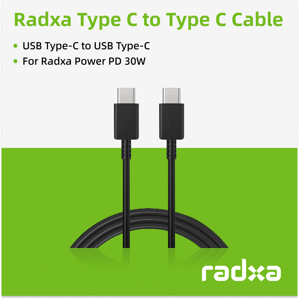 Radxa Power PD 30W and Power Plug Adapter EU/AU/UK and C to C Cable for PD 30W-normal — reference image 6