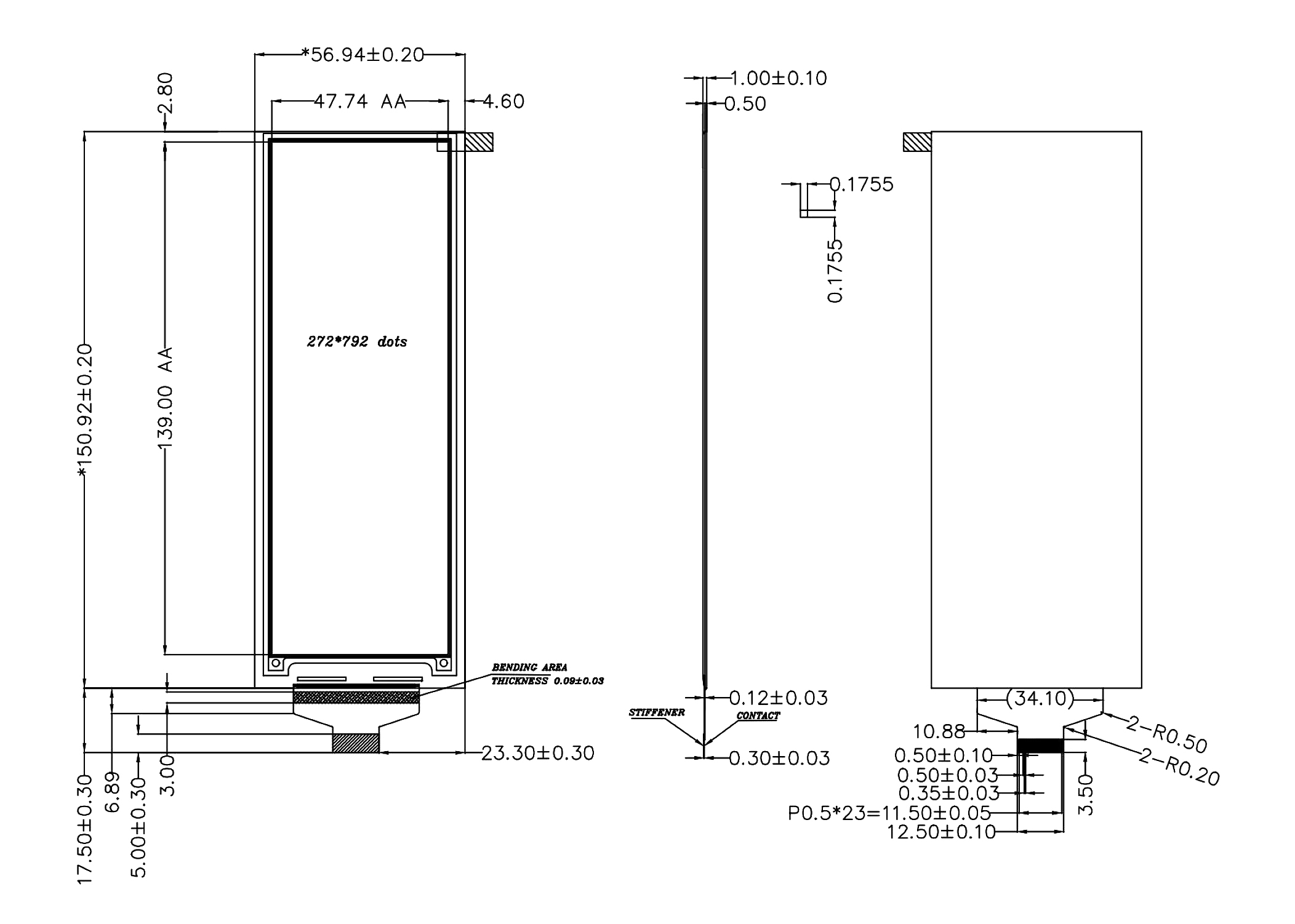 5.79 inch 4-Color E-Ink Display 12s Fast Refresh 792×272 E-Paper Screen — reference image 3