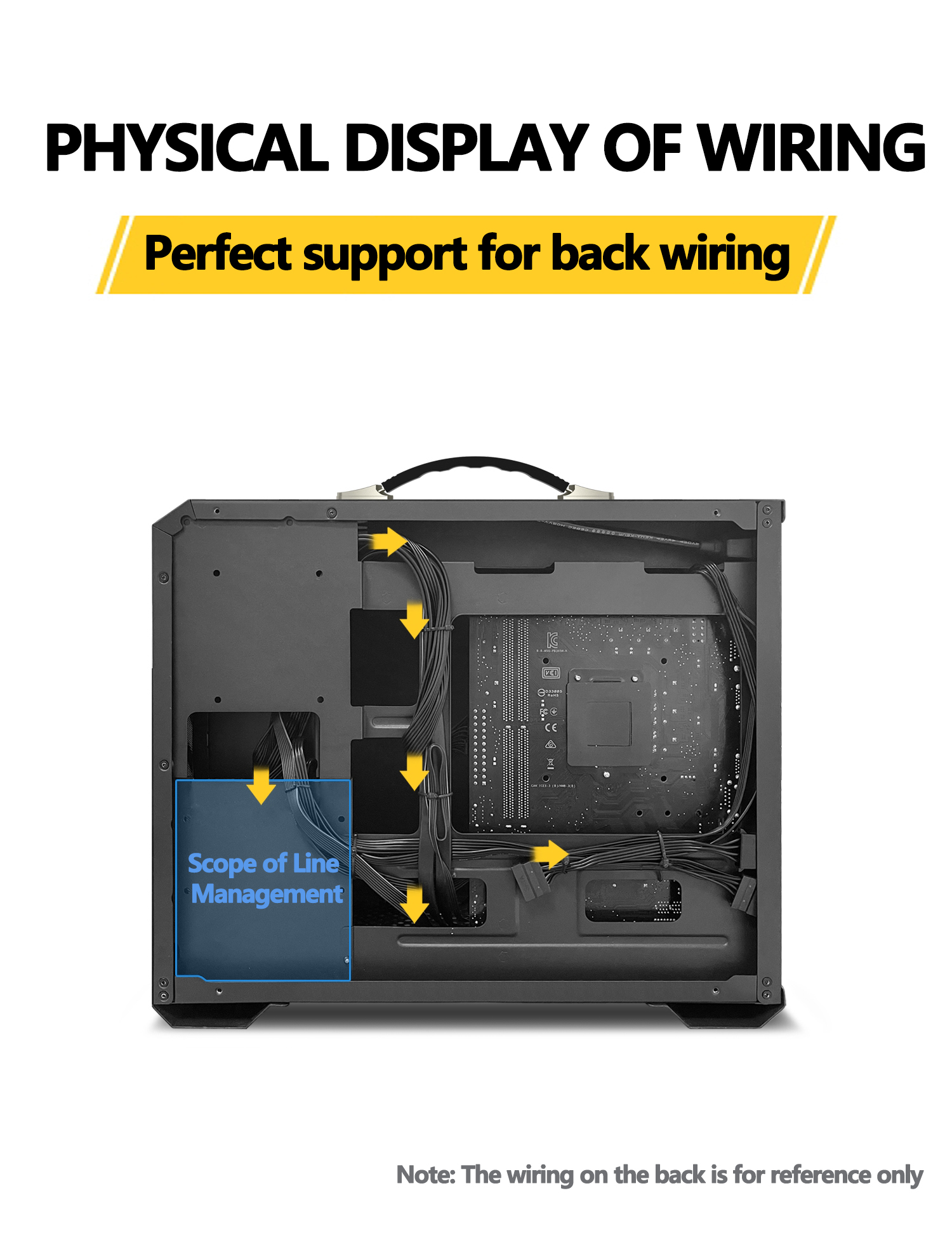 Power Train X200 MINI-ITX Handheld Computer Case Glass Side Transparent Case 240 Water Cooled MATX Desktop Small Host Case — reference image 7