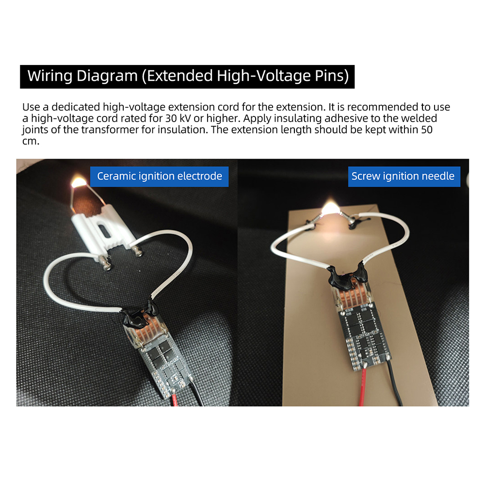 20KV High Voltage Generator Arc Igniter Module with Overheat Protection for DIY Electronics and Scientific Experiments — reference image 11