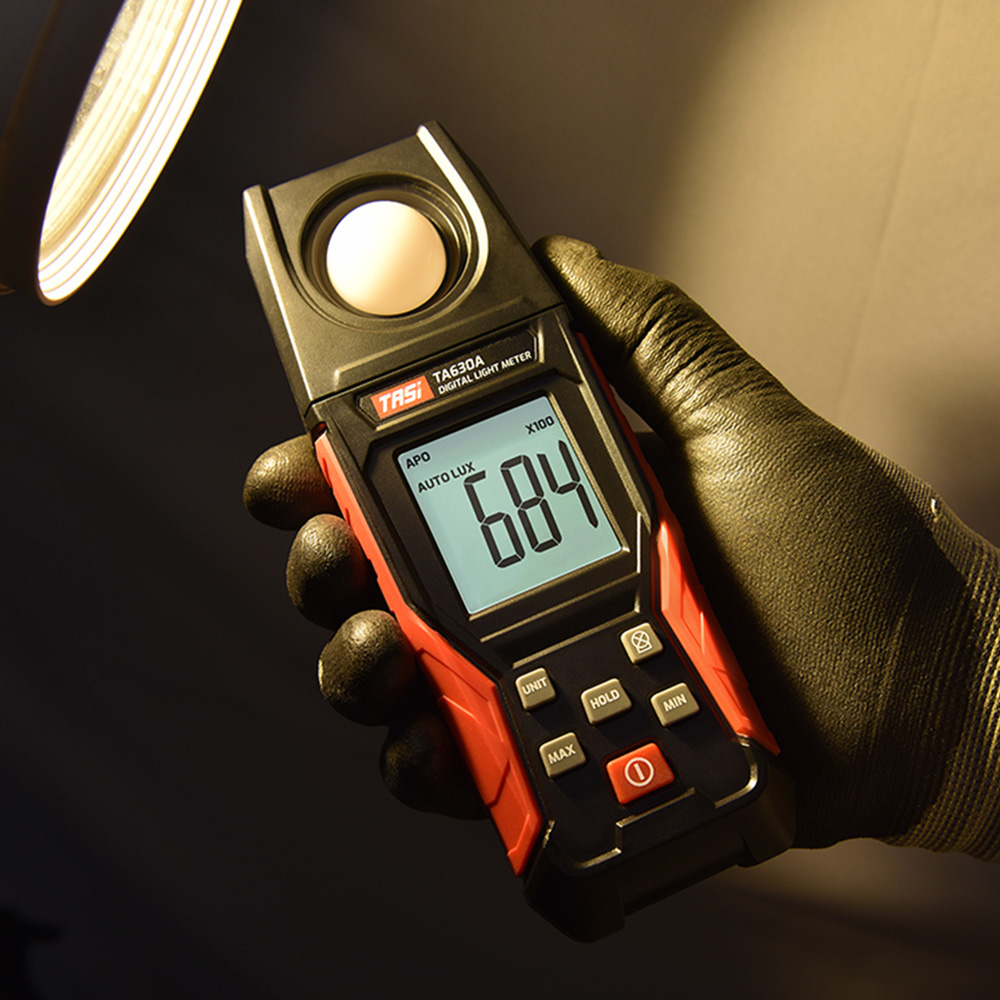 TASI TA630 Luxometer Professional Lux Meter Handheld Light Meter High Accuracy Luxmeter 0.1-200000LUX Illuminometer Photomete — reference image 9