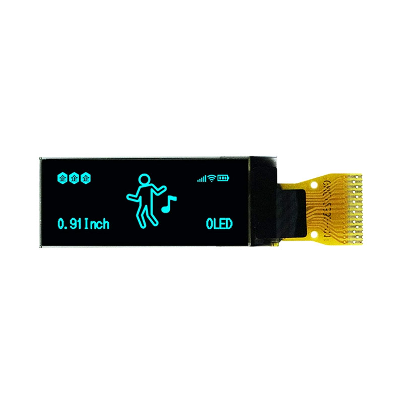 0.91-inch OLED Display Module – SSD1306 Driver, 128×32 Resolution, Monochrome (White/Blue/Yellow), I2C Interface, Bare Panel — reference image 7