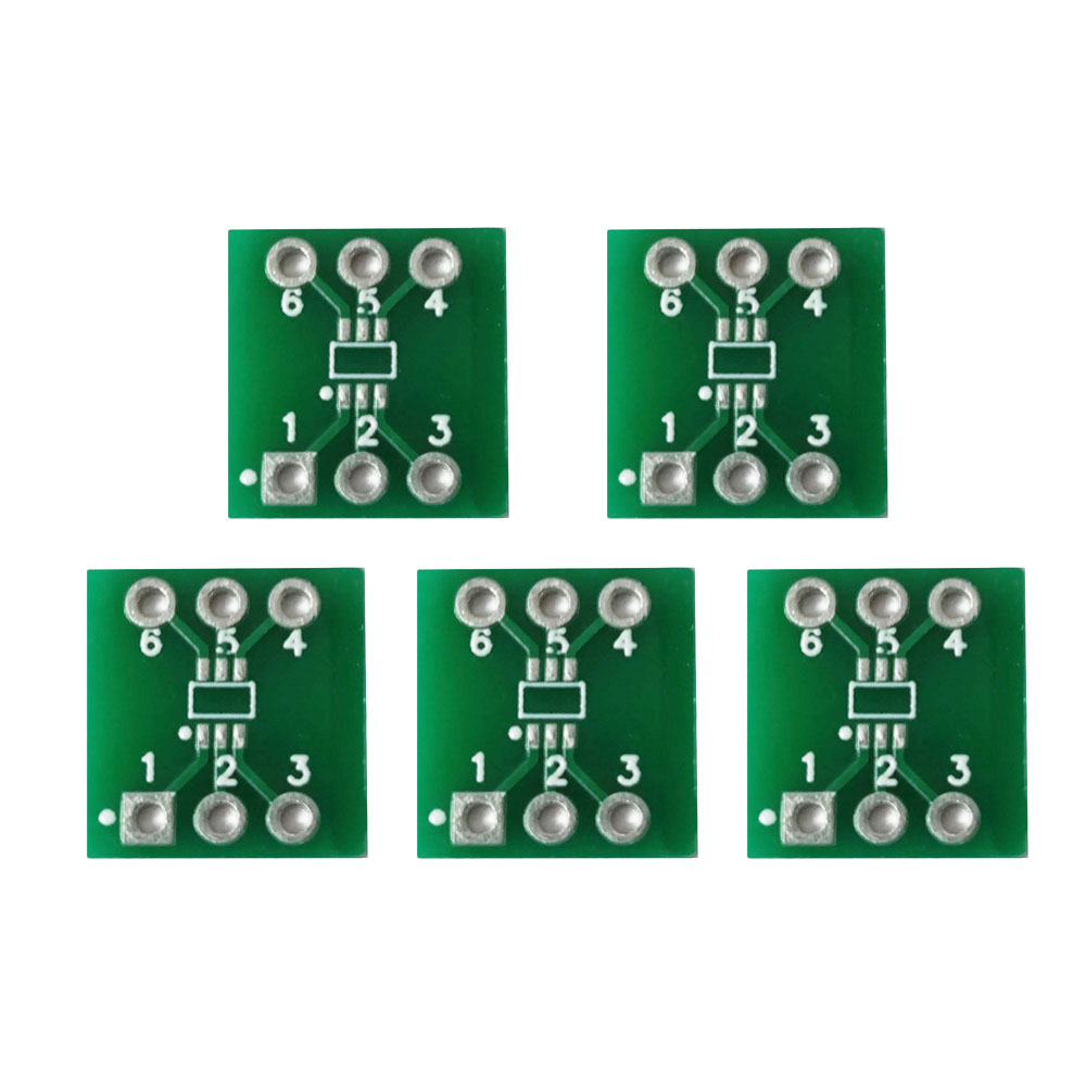 SC-70 SOT23-6 SOT23-5 Adapter Board Converter Plate Pinboard Patch SMD to DIP 0.5mm 0.65mm Spacing Transfer Board — reference image 5