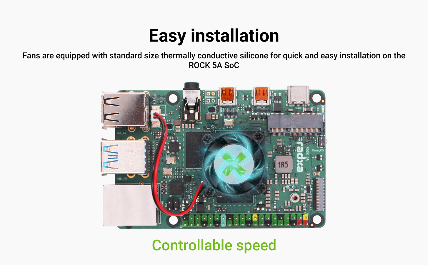 Radxa Active Cooling Solution 2513 — reference image 3