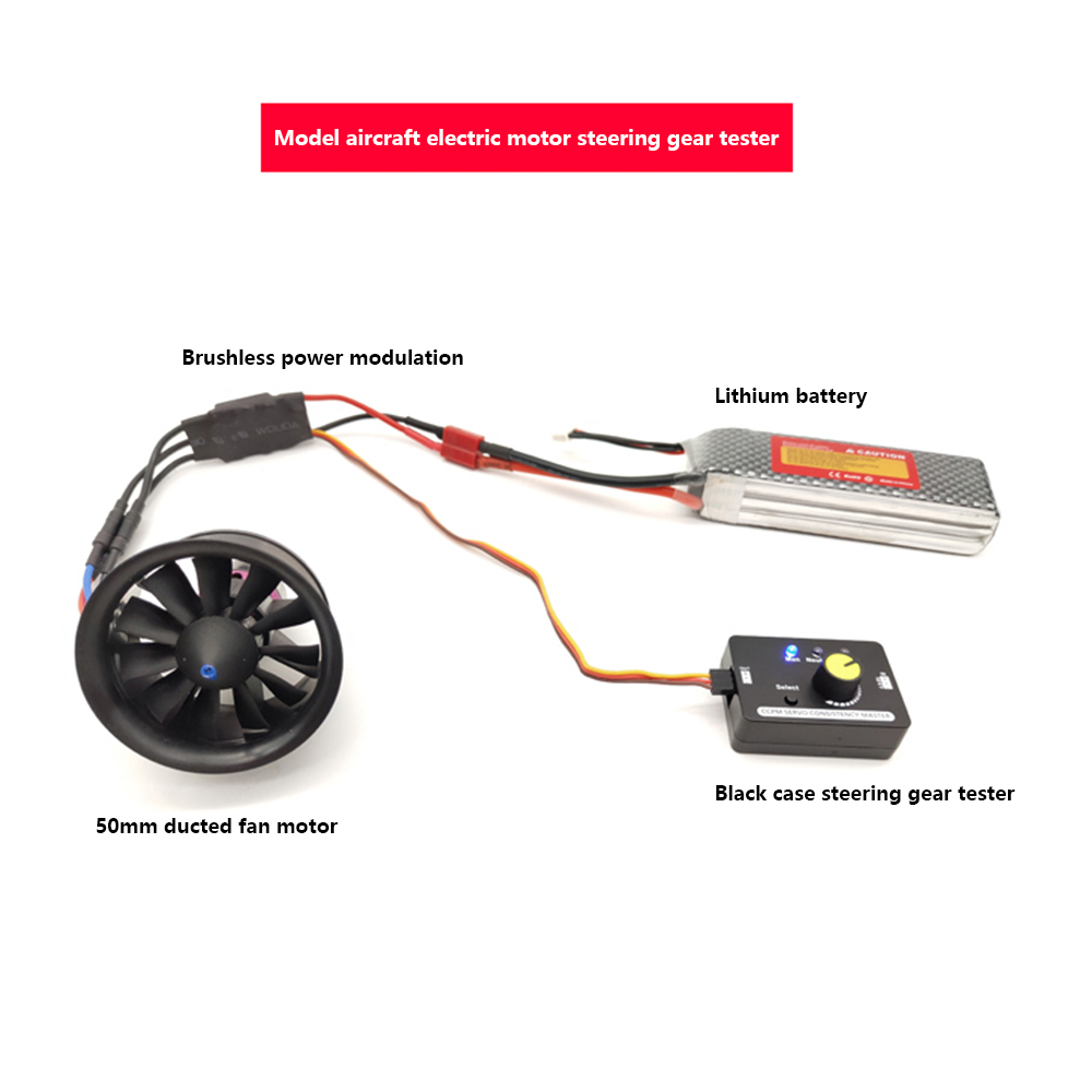RC Servo Tester Centering Tool ESC Motor Checker High Precision for Airplanes Remote Control Models Tester Tool — reference image 9