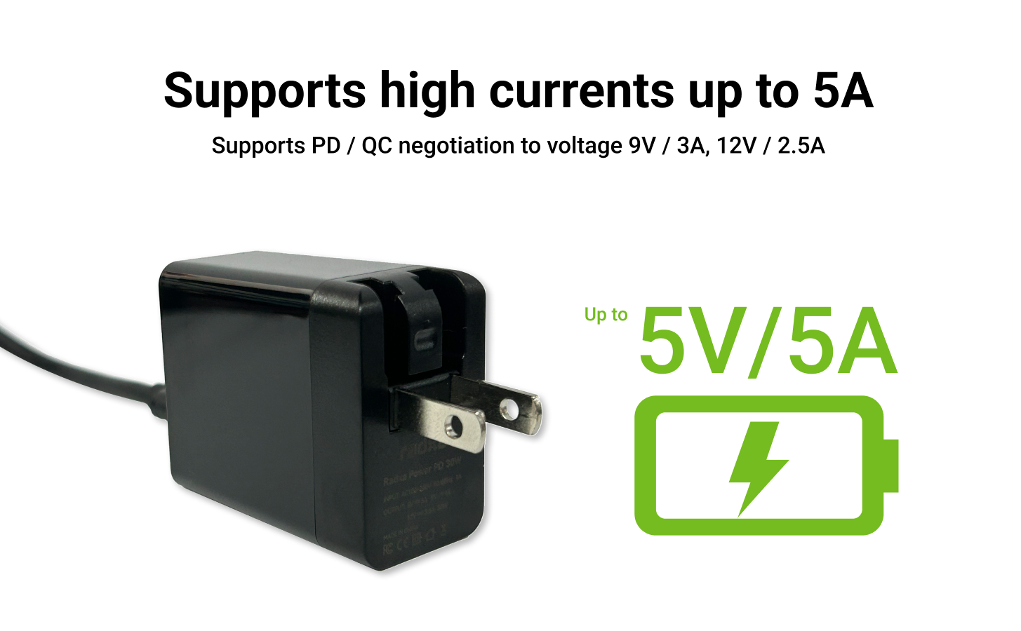 Radxa Power PD 30W and Power Plug Adapter EU/AU/UK and C to C Cable for PD 30W-normal — reference image 3