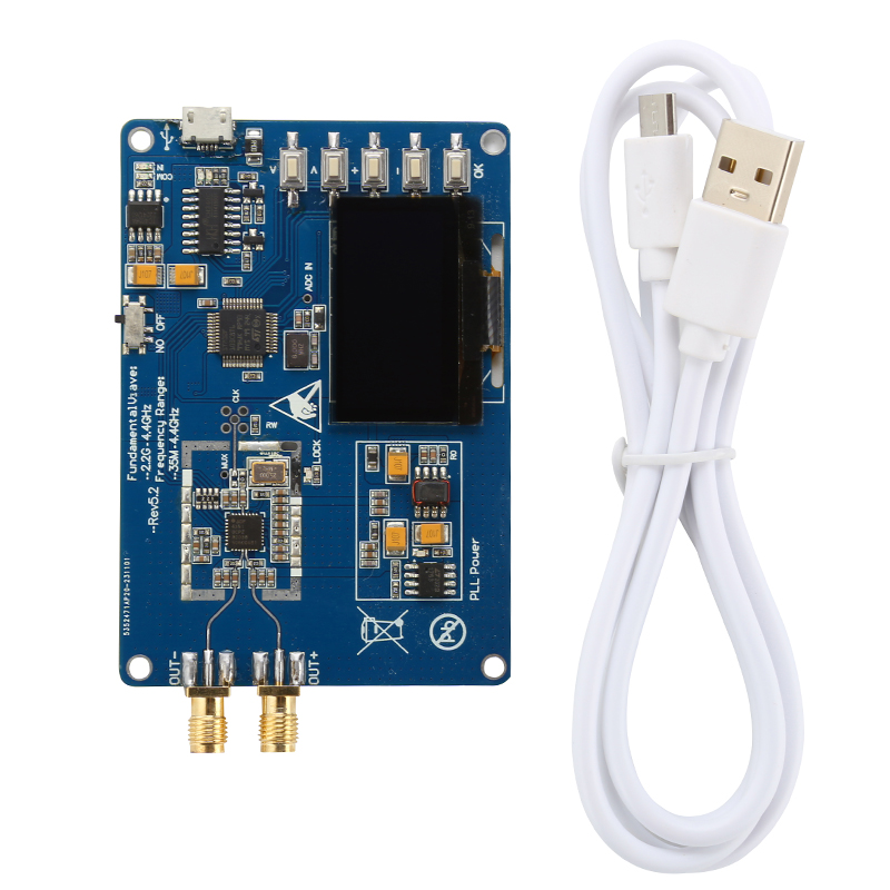 35MHz-4400MHz RF Signal Generator ADF4351 Module Sweep Frequency Generator PLL With OLED Display — reference image 3