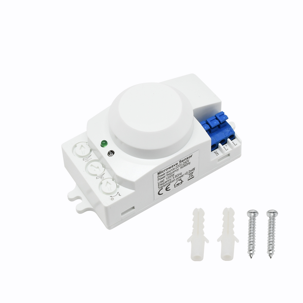 5.8G Microwave Radar Sensor Switch AC 220V/ DC12V-24V Intelligent Energy Saving Control Microwave Radar Sensor — reference image 8