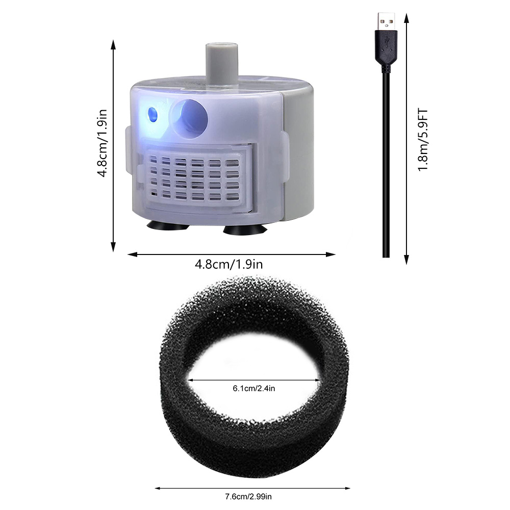 Pet Fountain Motor Submersible Pump Cat Water Drinker SMA-800 USB Water Pump Cats Fountain Accessories Mute DC 5V/1A Water Pump — reference image 4