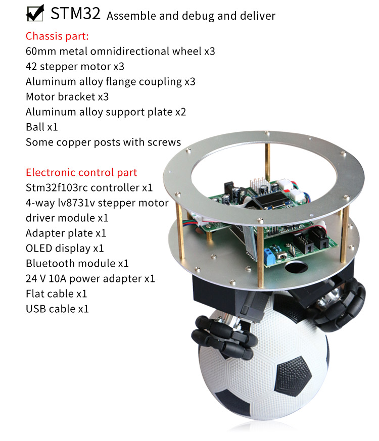 ball balance robot Balance car DIY kit — reference image 10
