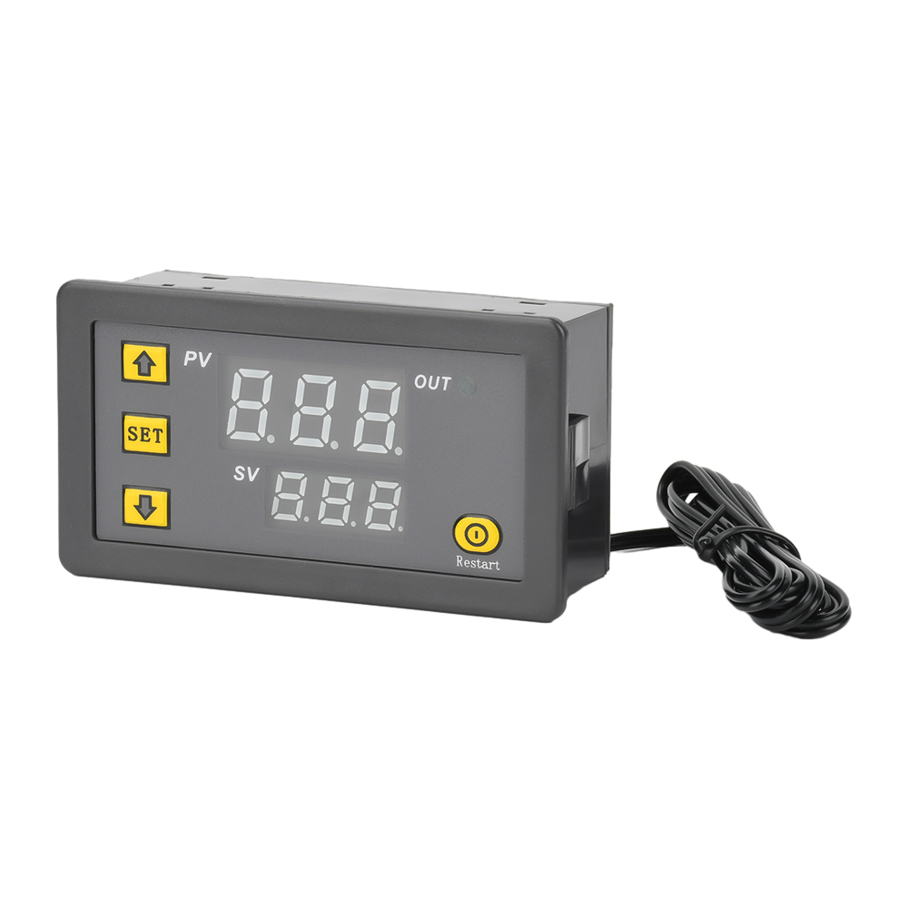 W3230 12V 24V AC110-220V Probe line 20A Digital Temperature Control LED Display Thermostat With Heat/Cooling Control Instrument — reference image 4