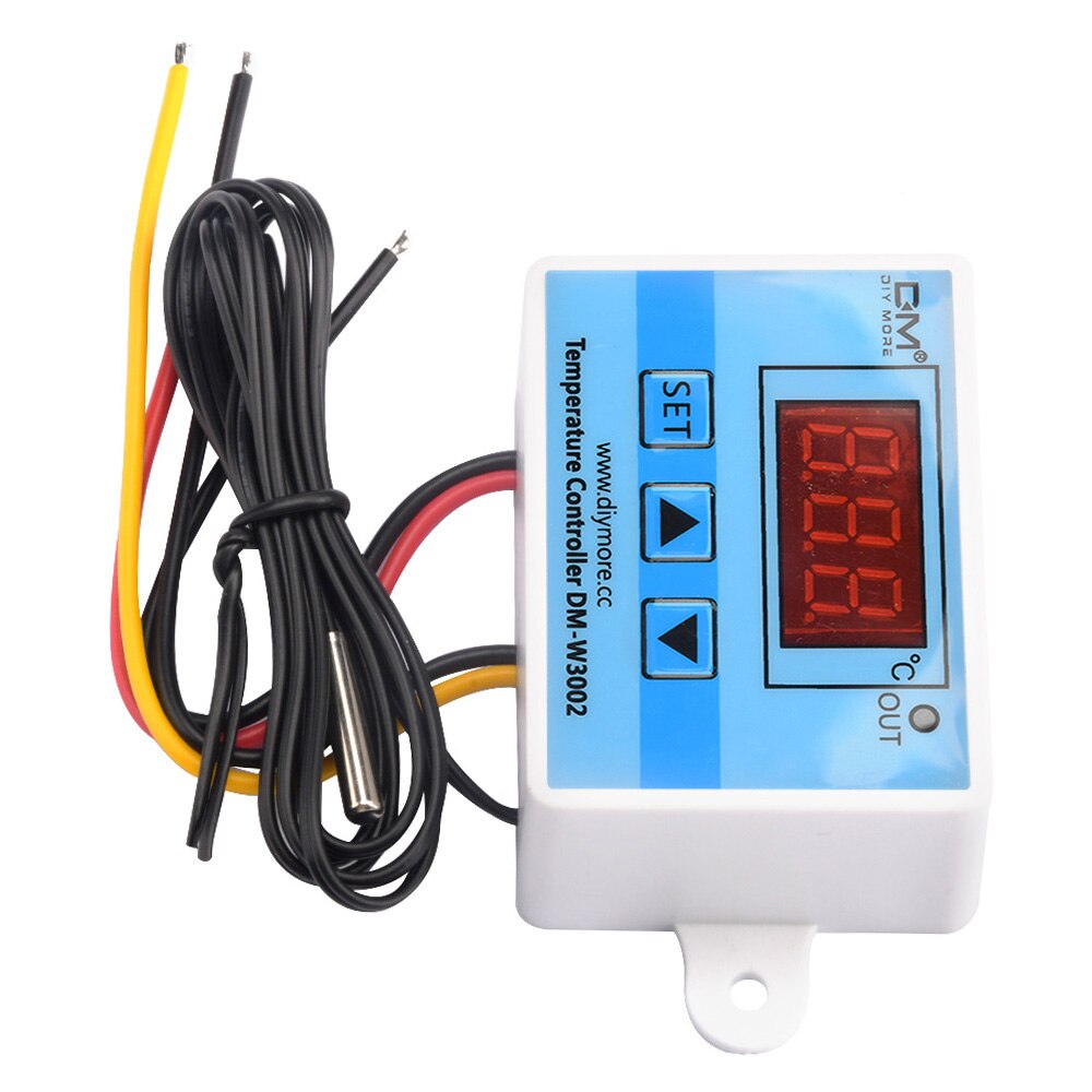 W3002 110V 220V LED Digital Temperature Controller Thermostat Thermoregulator Sensor Meter Fridge Water Heating Cooling — reference image 5