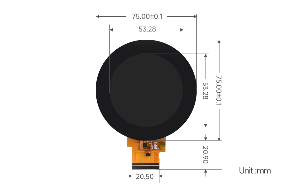 ESP32-S3 RGB LCD Driver Board 2.1inch 2.8inch 4.0inch RGB Round Touch Display Module WiFi & Bluetooth HMI LVGL GUI Development — reference image 14