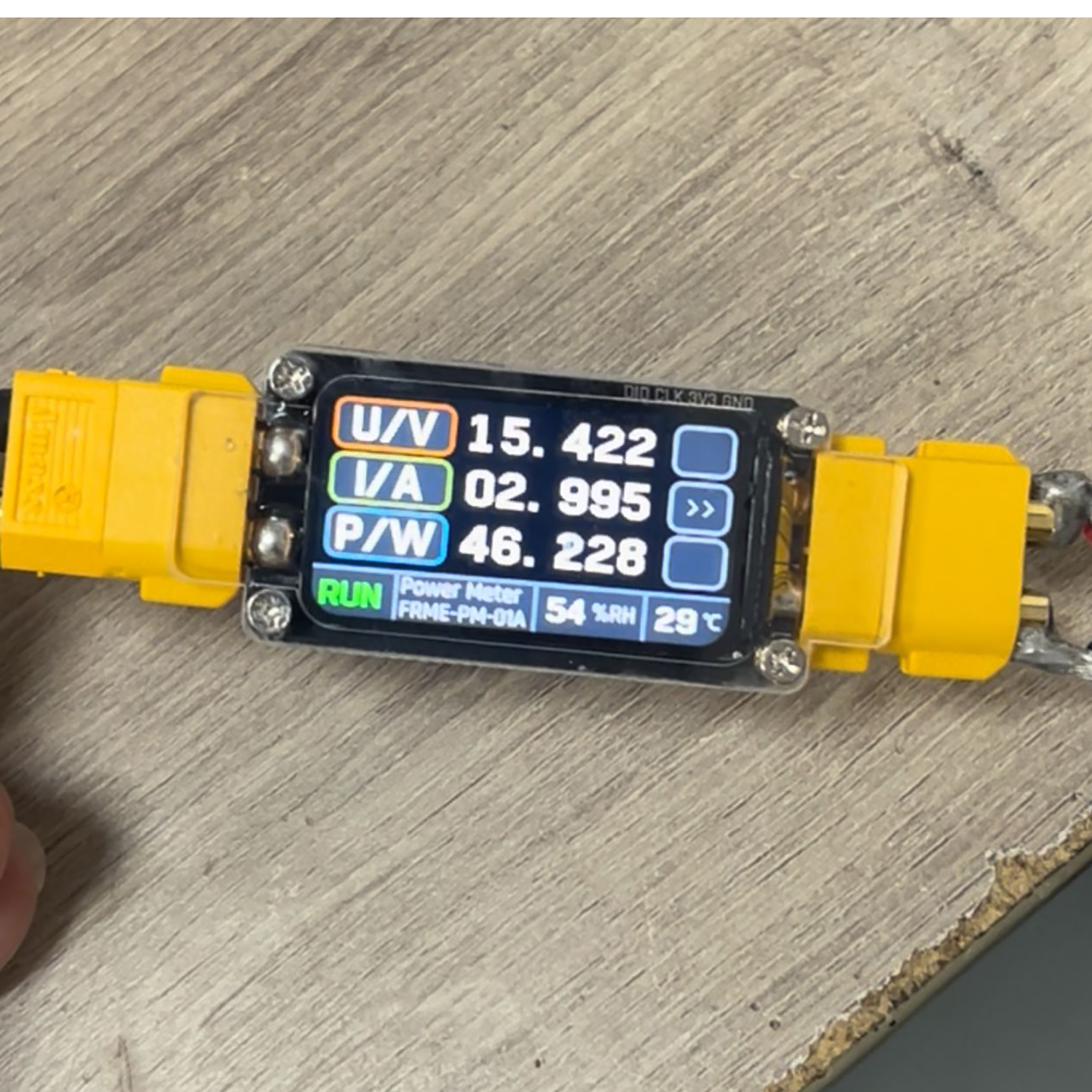 30A XT60 Voltmeter Ammeter Power Meter Display temperature Humidity Bidirectional monitor BMS RC Battery Charger Discharger Test — reference image 1