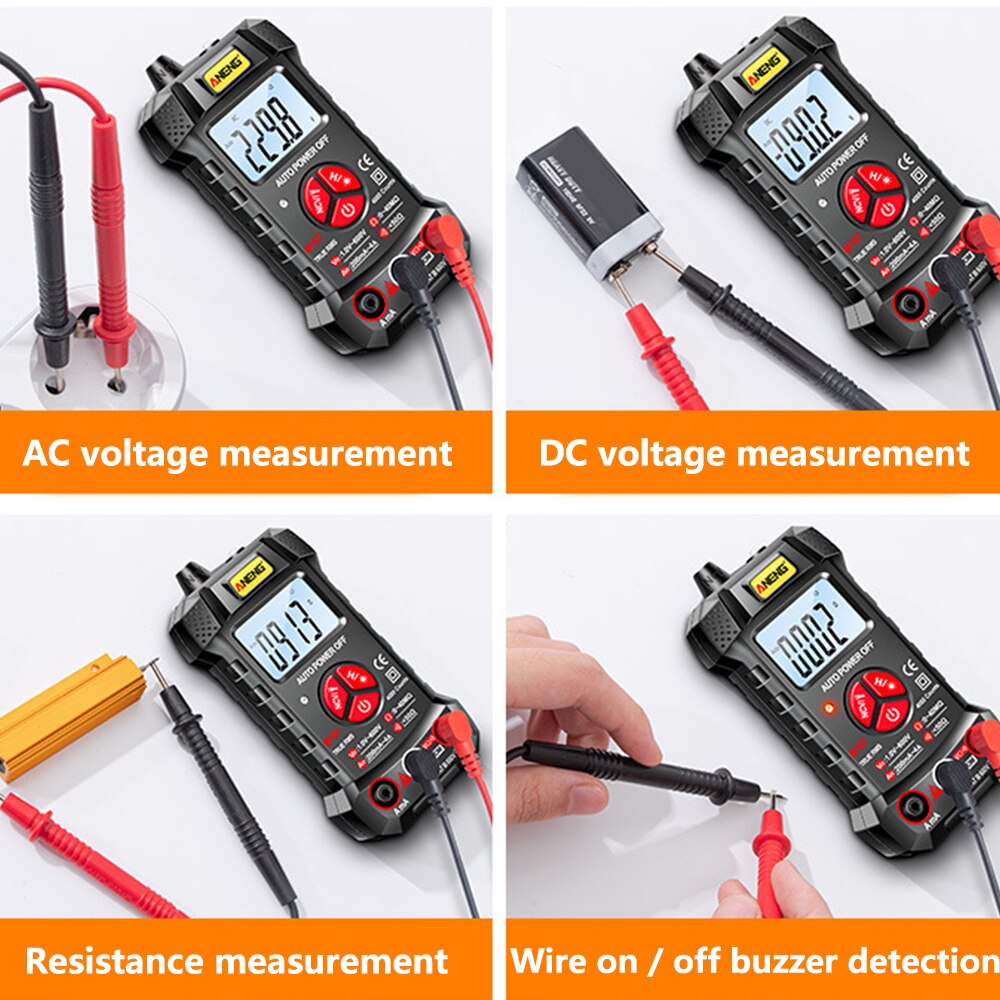 ANENG M167 Digital Mini Multimeter Profesional 4000 Counts AC/DC Electrical Instruments Tester Auto Range Meter Multimetro Tool — reference image 8