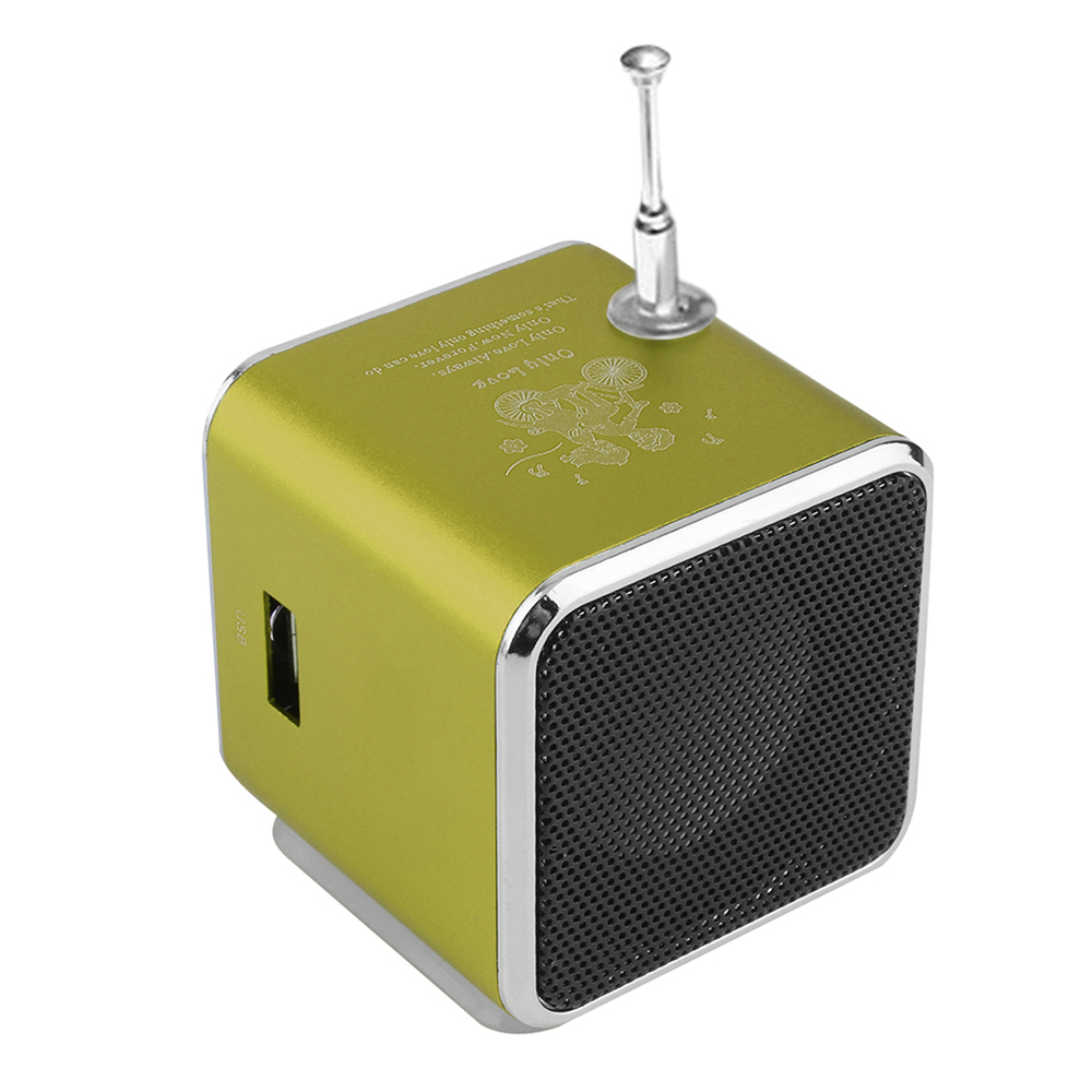 Portable TD-V26 Digital FM Radio Wireless Speaker Mini FM Radio Receiver LCD Display Stereo Loudspeaker Support SD/TF Card — reference image 6