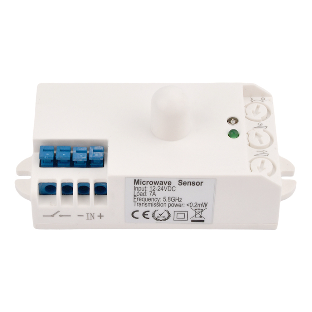 5.8G Microwave Radar Sensor Switch AC 220V/ DC12V-24V Intelligent Energy Saving Control Microwave Radar Sensor — reference image 2