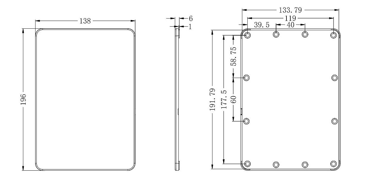 7.5″ 3-Color Electronic Shelf Label USB or WIFI 800×480 E-Ink Display — reference image 8
