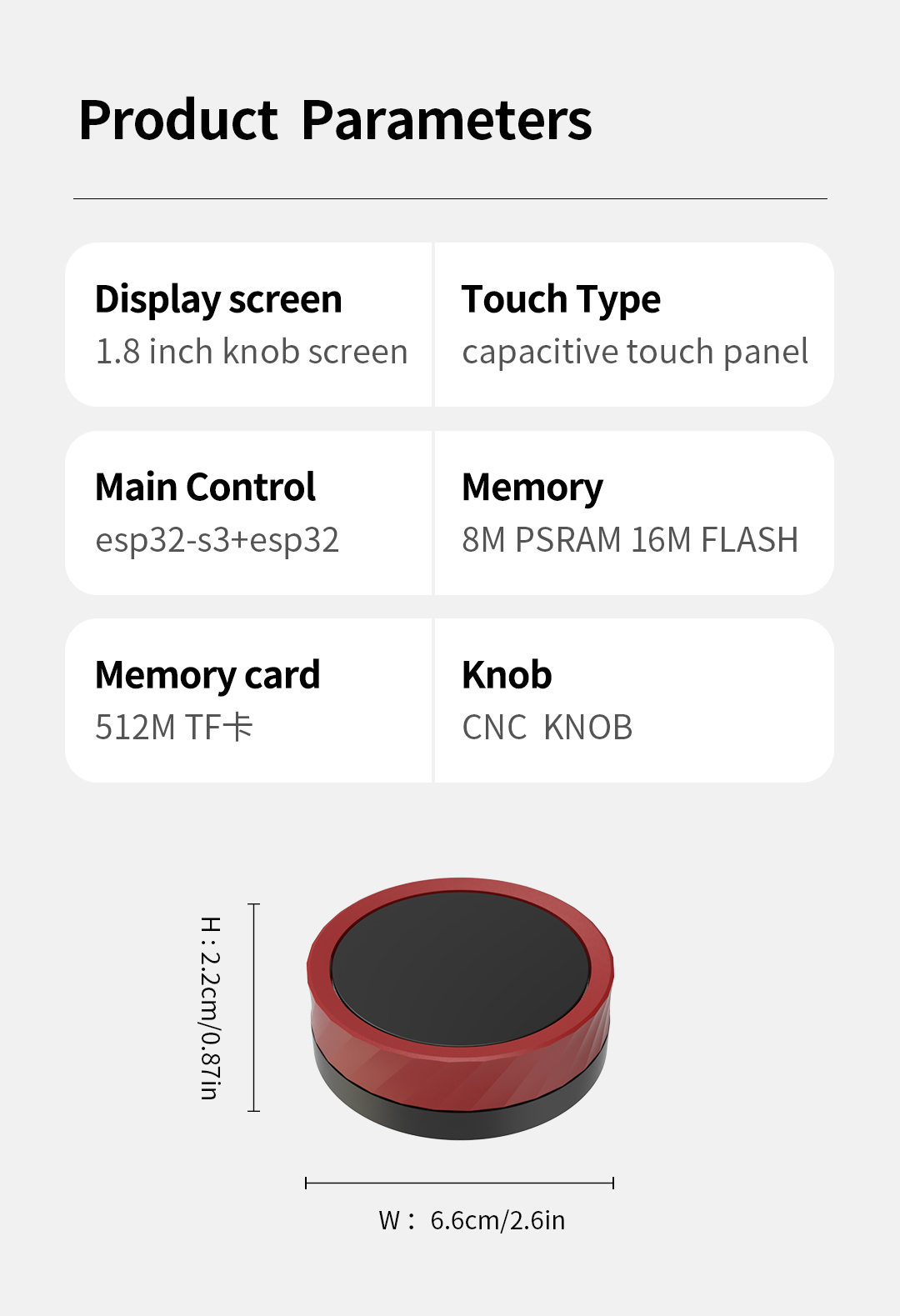 1.85 inch ESP32-S3 Rotary Knob Screen, DIY Your Own Computer Volume Control and Secondary Display — reference image 12