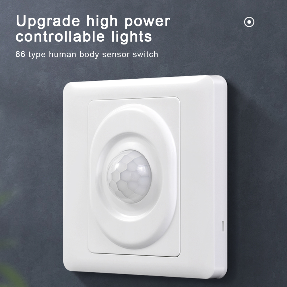 220V LED PIR Automatic Sensor Light Switch Infrared Motion Sensor LED Night Light Home Indoor Outdoor Sensor Light Switch — reference image 9