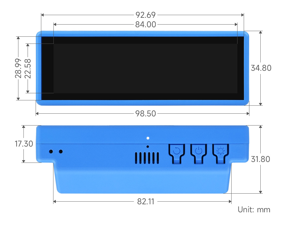 ESP32-S3 High-Performance Development Board With 3.49inch IPS Capacitive Touch Display, 172 × 640 Resolution — reference image 16
