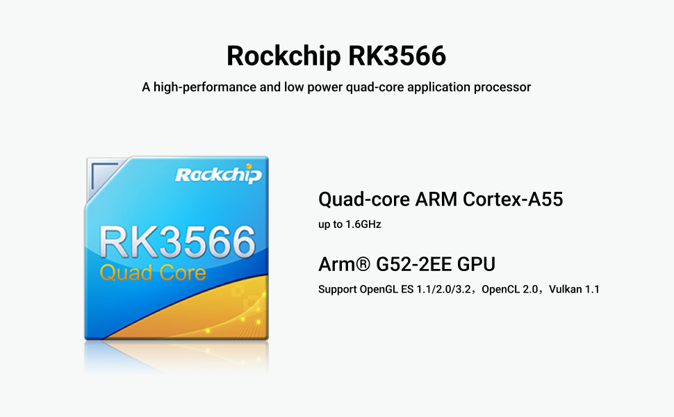 Radxa ROCK 3C RK3566 4-core CPU SBC, GPU, NPU, and HDMI with 4K Output, Single Board Computer — reference image 1