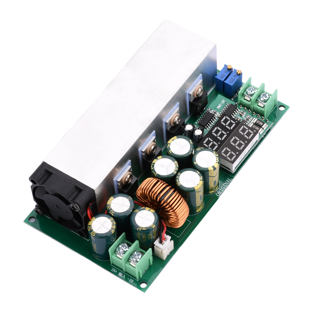 DC-DC High Power 600W Adjustable Step-down Power Supply Module With Fan 12V-80V To 2.5V-50V Buck Converter 25A Constant Current — reference image 5