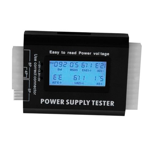 Digital LCD Display PC Computer 20/24 Pin LCD Power Supply Tester Check Atx Source Tester Power Measuring Diagnostic Tester Tool — reference image 4