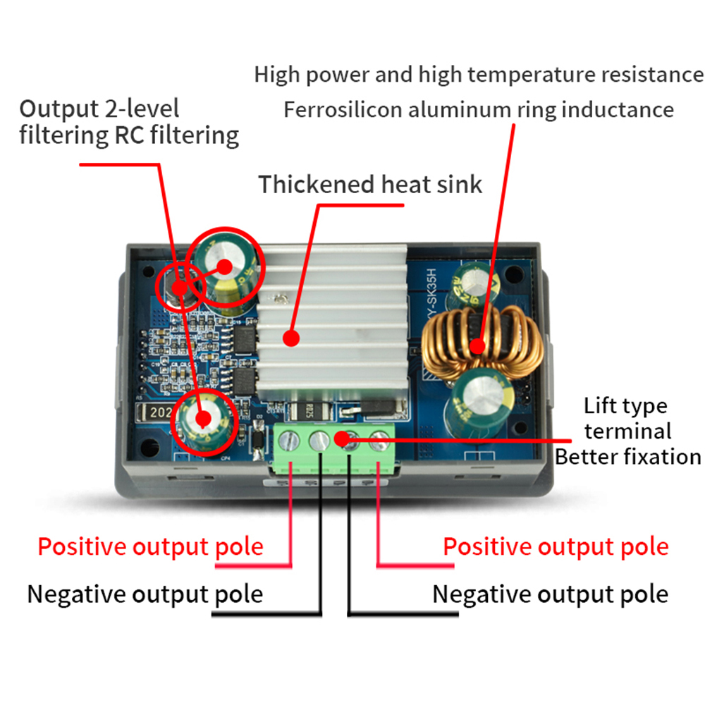 DC DC Buck Boost Converter 5.0~30V To 0.6~30V Adjustable Regulated Laboratory Power Supply CC CV 0~4.0A 6V 12V 24V Power Module — reference image 3