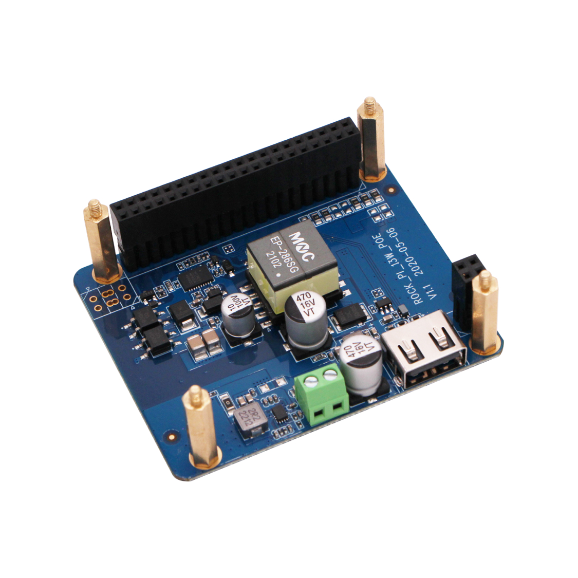 Radxa 13W PoE HAT, Compatible with ROCK Pi E — reference image 4